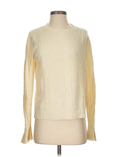 Pre-owned Jcrew Pullover Sweater In White
