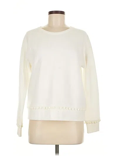 Pre-owned Jcrew Pullover Sweater In White