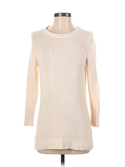 Pre-owned Jcrew Pullover Sweater In White
