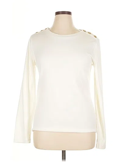 Pre-owned Jcrew Pullover Sweater In White