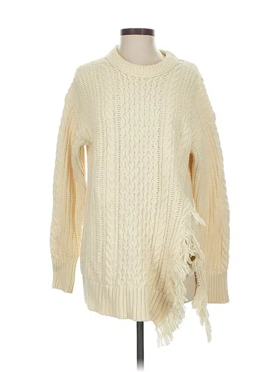 Pre-owned Jcrew Pullover Sweater In White