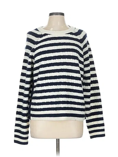 Pre-owned Jcrew Pullover Sweater In White