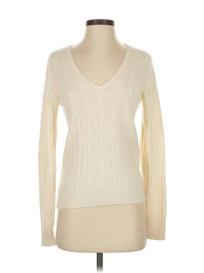 Pre-owned Jcrew Pullover Sweater In White