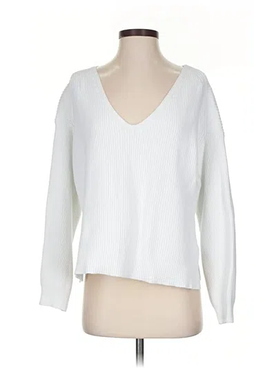 Pre-owned Jcrew Pullover Sweater In White