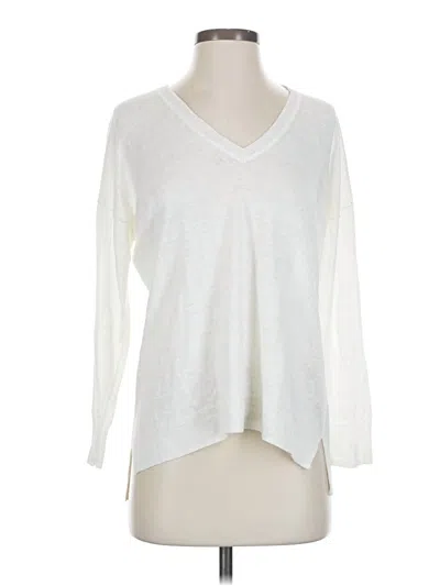 Pre-owned Jcrew Pullover Sweater In White