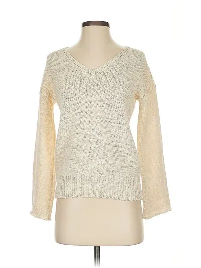 Pre-owned Jcrew Pullover Sweater In White