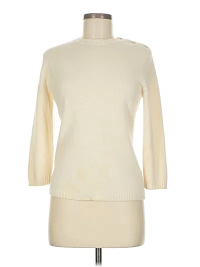 Pre-owned Jcrew Pullover Sweater In White