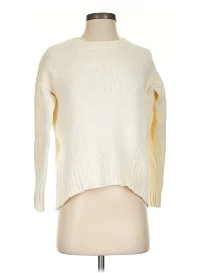 Pre-owned Jcrew Pullover Sweater In White