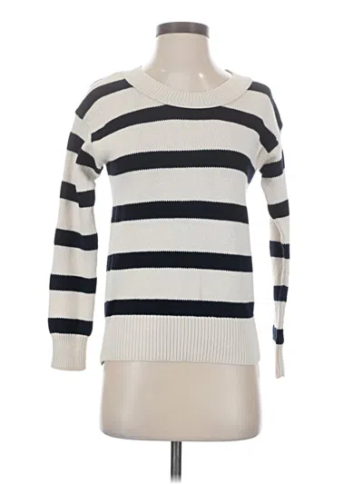 Pre-owned Jcrew Pullover Sweater In White