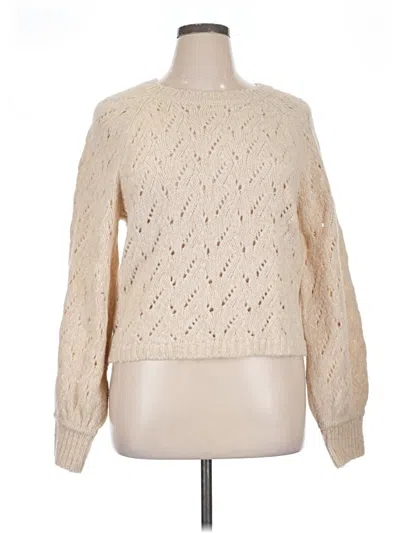 Pre-owned Jcrew Pullover Sweater In White
