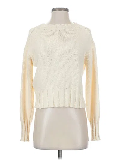 Pre-owned Jcrew Pullover Sweater In White