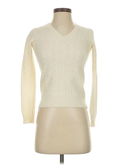 Pre-owned Jcrew Pullover Sweater In White