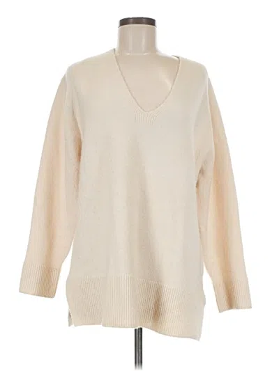 Pre-owned Jcrew Pullover Sweater In White