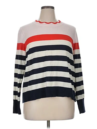 Pre-owned Jcrew Pullover Sweater In White