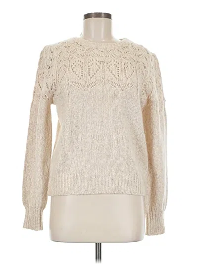 Jcrew Pullover Sweater In White