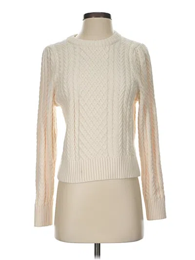 Jcrew Pullover Sweater In White