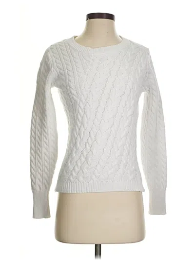 Pre-owned Jcrew Pullover Sweater In White