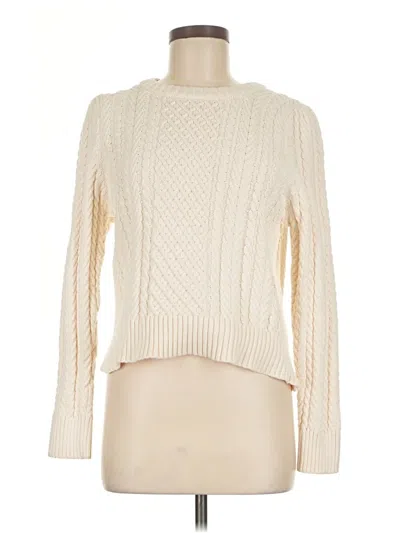 Pre-owned Jcrew Pullover Sweater In White