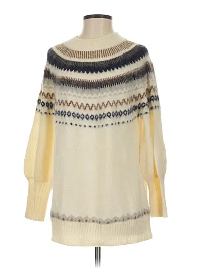 Pre-owned Jcrew Pullover Sweater In White