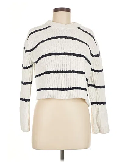 Pre-owned Jcrew Pullover Sweater In White