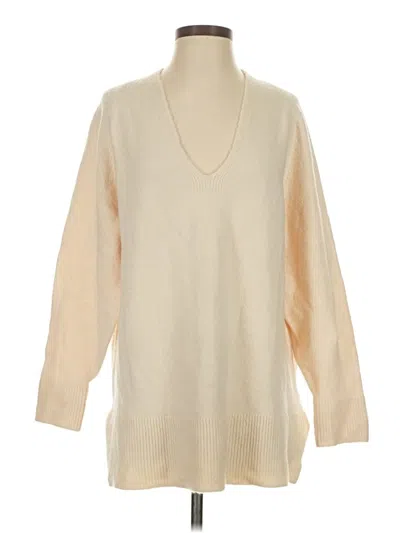 Pre-owned Jcrew Pullover Sweater In White