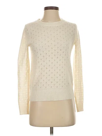 Pre-owned Jcrew Pullover Sweater In White
