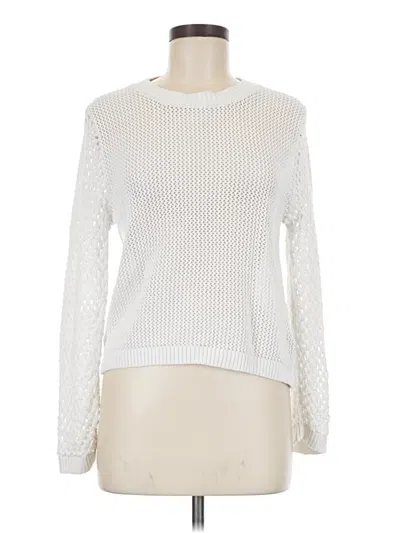 Pre-owned Jcrew Pullover Sweater In White