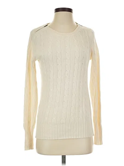 Pre-owned Jcrew Pullover Sweater In White