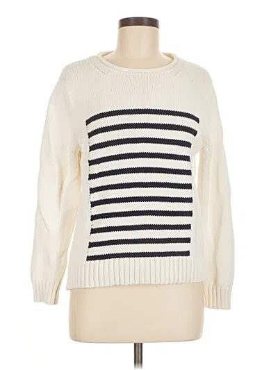 Pre-owned Jcrew Pullover Sweater In White