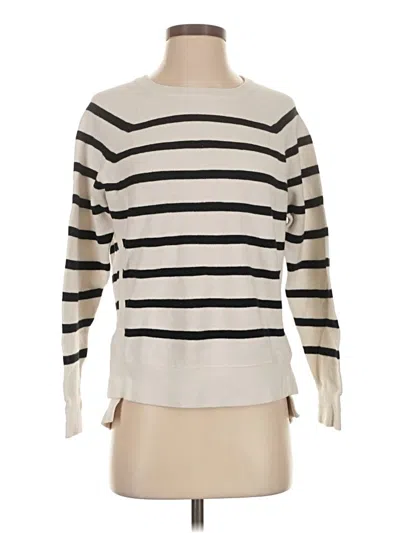 Pre-owned Jcrew Pullover Sweater In White