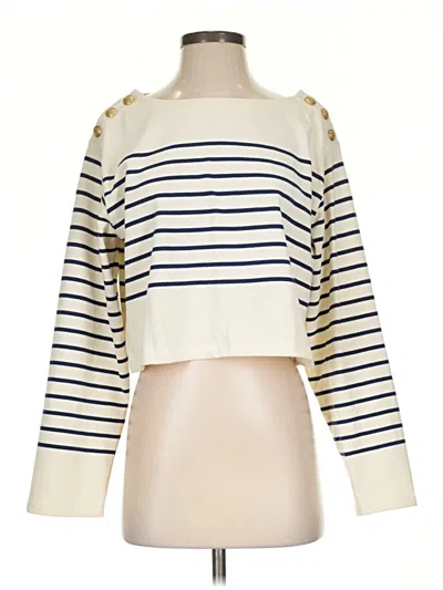 Pre-owned Jcrew Pullover Sweater In White