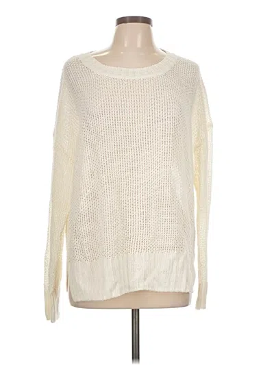 Pre-owned Jcrew Pullover Sweater In White