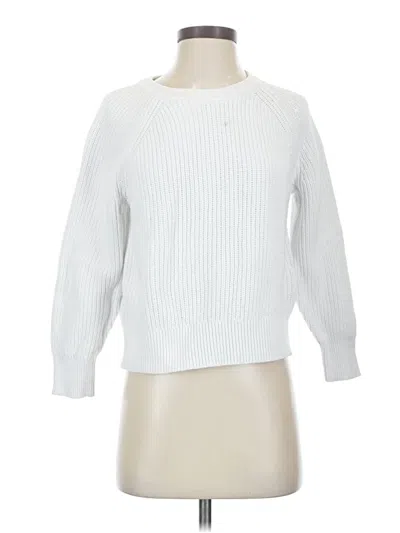 Pre-owned Jcrew Pullover Sweater In White
