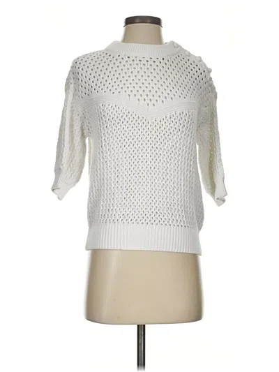 Pre-owned Jcrew Pullover Sweater In White