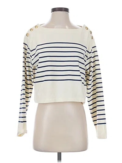 Pre-owned Jcrew Pullover Sweater In White