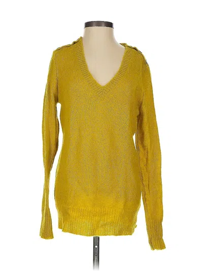 Pre-owned Jcrew Pullover Sweater In Yellow