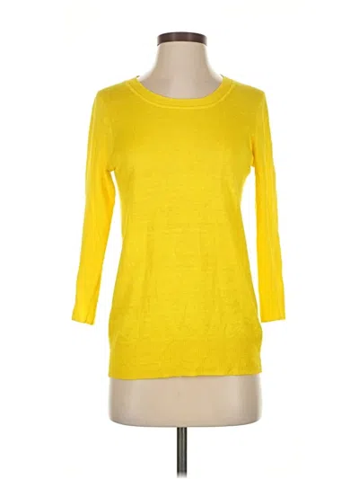 Pre-owned Jcrew Pullover Sweater In Yellow