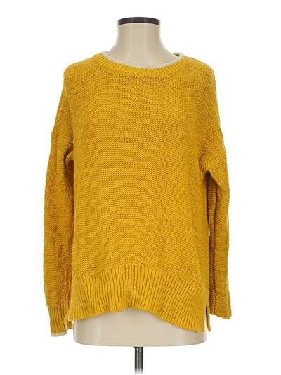 Pre-owned Jcrew Pullover Sweater In Yellow