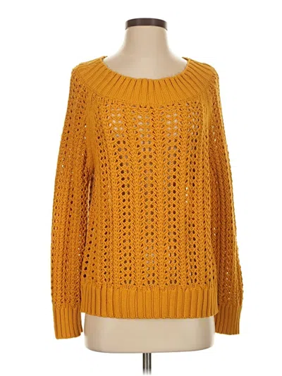 Pre-owned Jcrew Pullover Sweater In Yellow