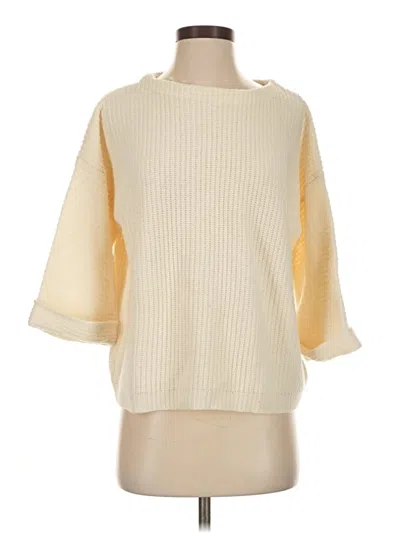 Pre-owned Jcrew Pullover Sweater In Yellow