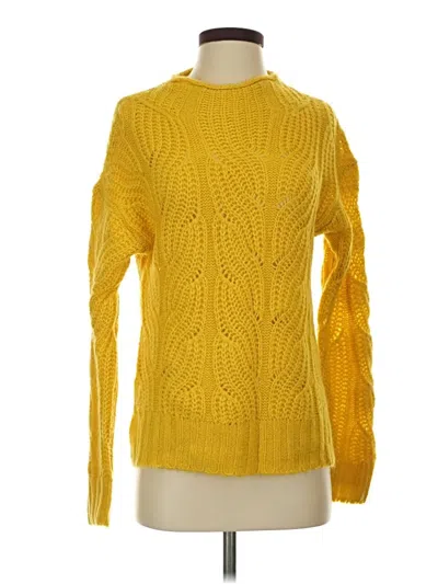 Pre-owned Jcrew Pullover Sweater In Yellow