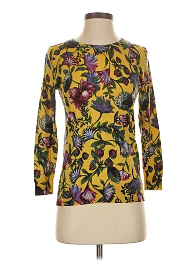Pre-owned Jcrew Pullover Sweater In Yellow