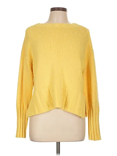 Pre-owned Jcrew Pullover Sweater In Yellow