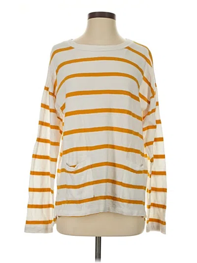 Pre-owned Jcrew Pullover Sweater In Yellow