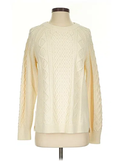 Jcrew Pullover Sweater In Yellow