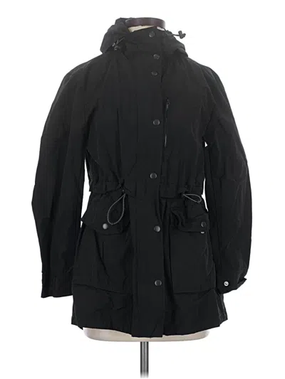 Pre-owned Jcrew Raincoat In Black