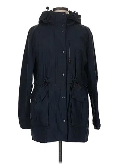 Pre-owned Jcrew Raincoat In Blue