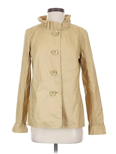 Pre-owned Jcrew Raincoat In Gold