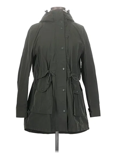 Pre-owned Jcrew Raincoat In Green