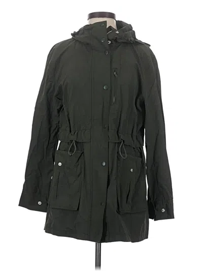 Pre-owned Jcrew Raincoat In Green